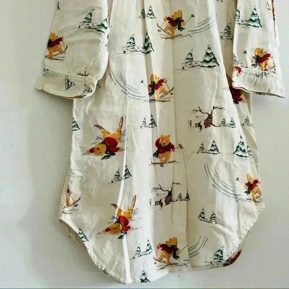 Vintage Disney Midi Pajama Gown Vinnie The Pooh XS-S - Picture 8 of 11